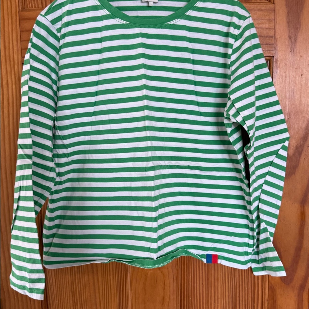 Kule The Modern Green and White Stripe, Size Large